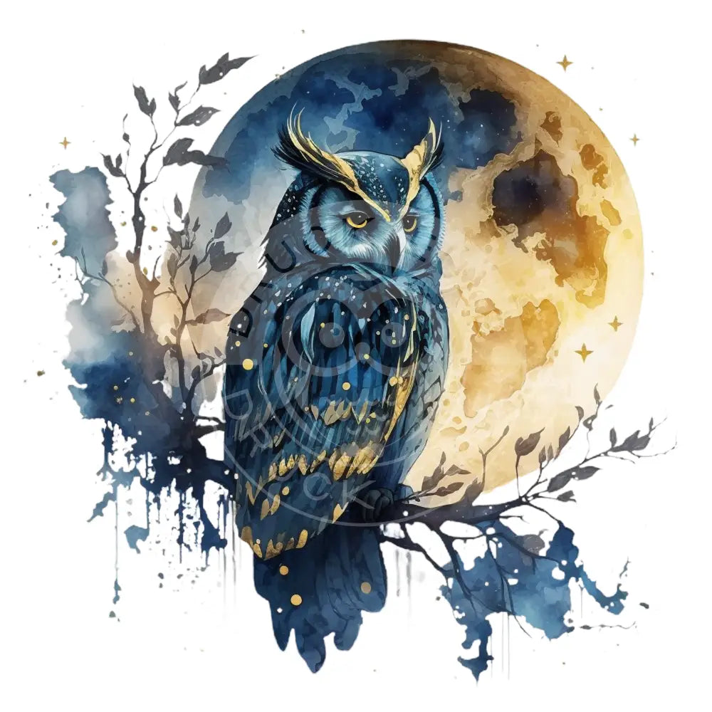 Bügelbild Eule 35-5