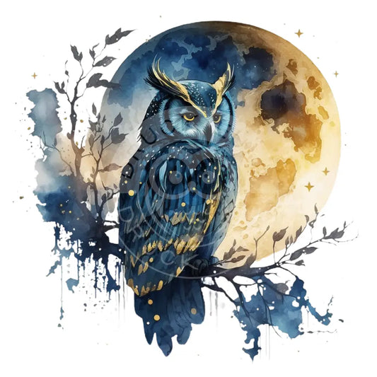 Bügelbild Eule 35-5