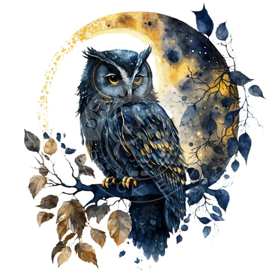 Bügelbild Eule 35-6