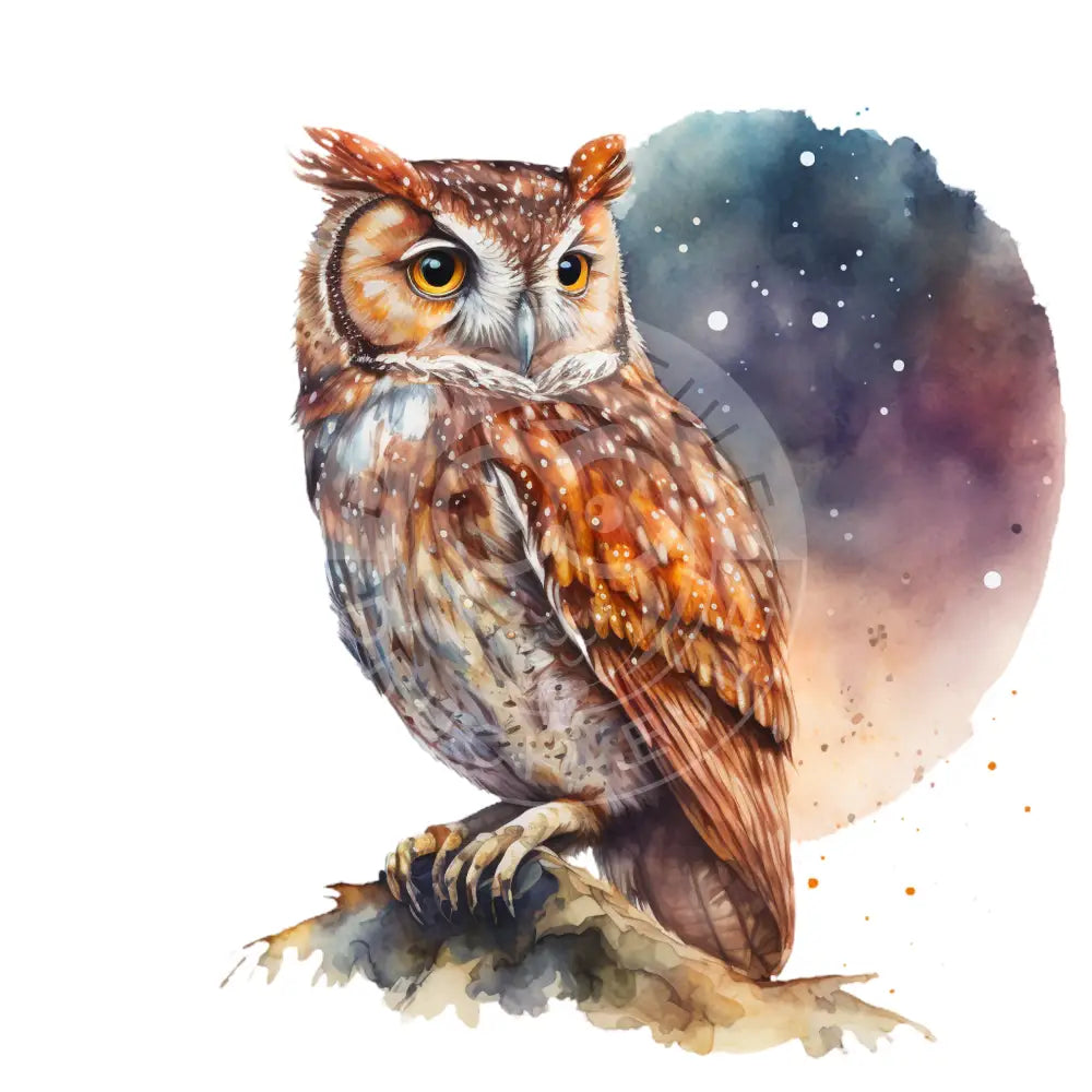 Bügelbild Eule 35-7