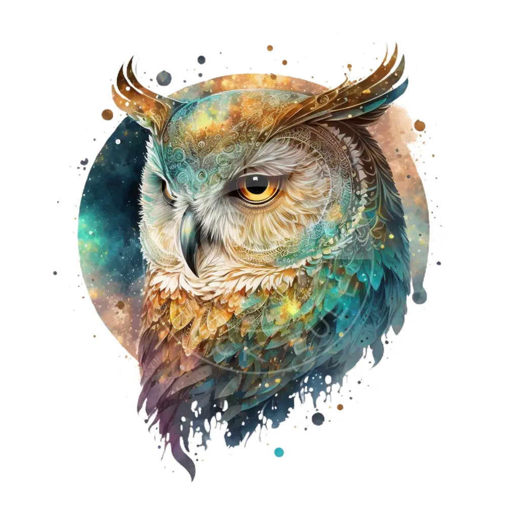 Bügelbild Eule 35-8