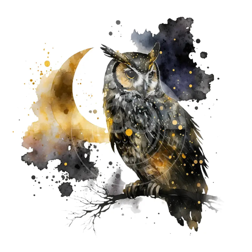 Bügelbild Eule 35-9