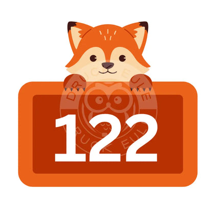 Bügelbild Fuchs 116-122