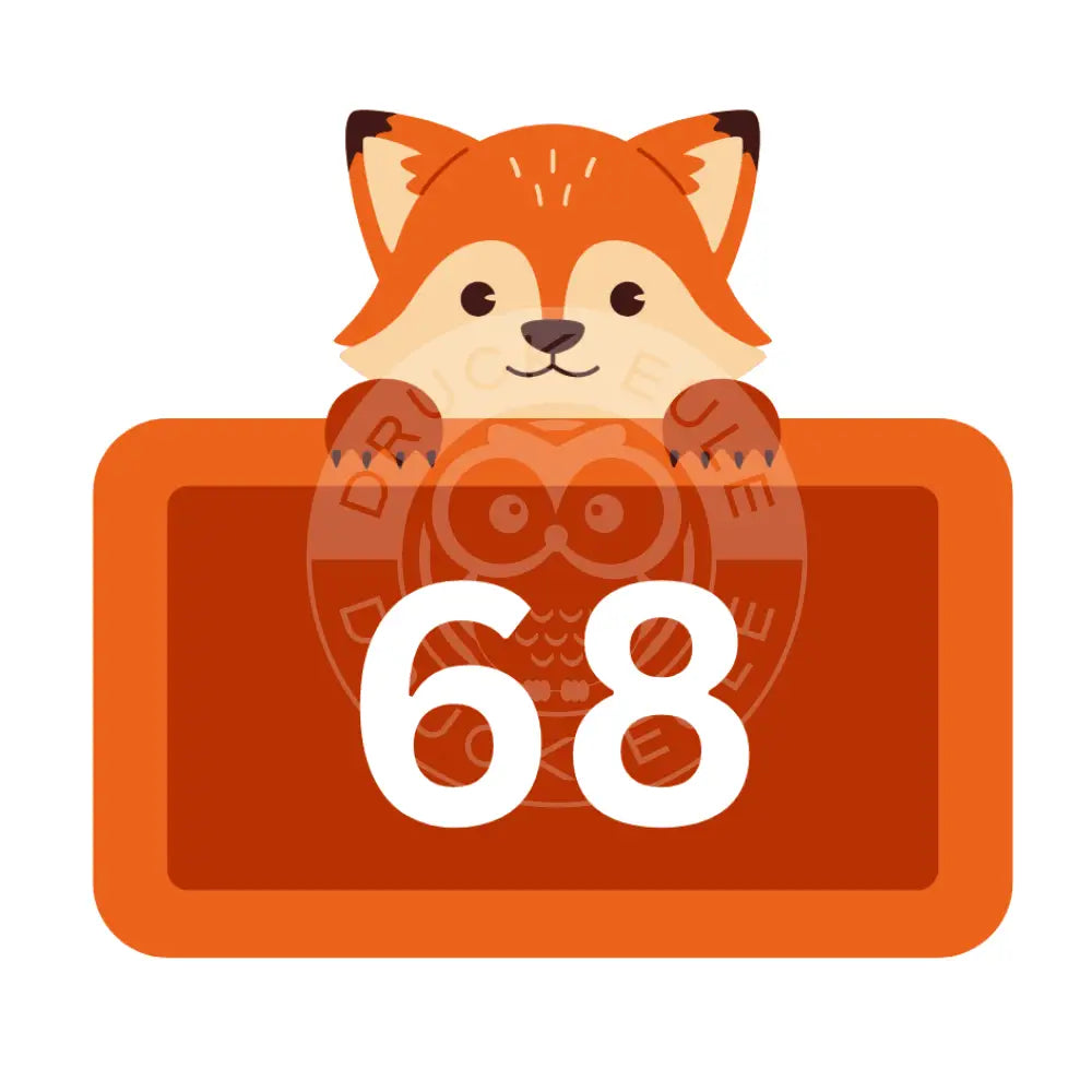 Bügelbild Fuchs 56-74 Bügelbild