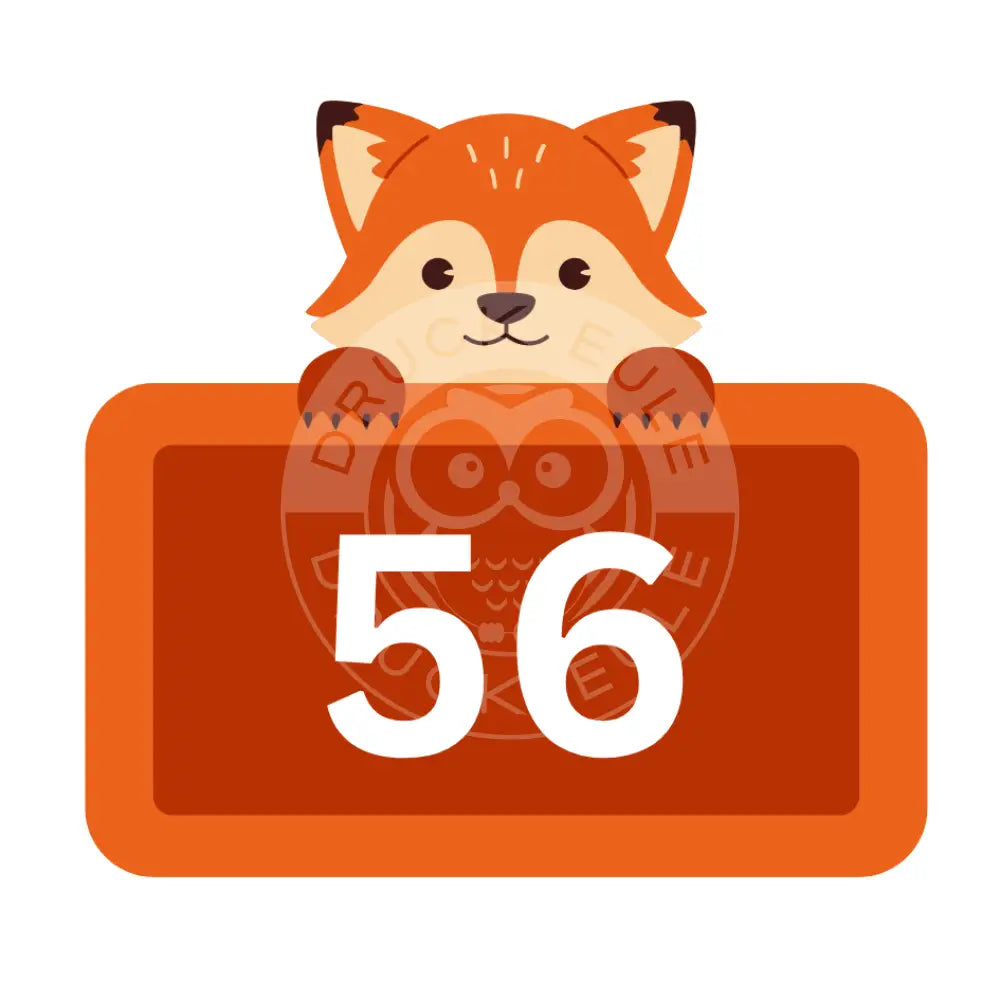 Bügelbild Fuchs 56-74 Bügelbild