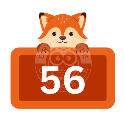 Bügelbild Fuchs 56-74 Bügelbild