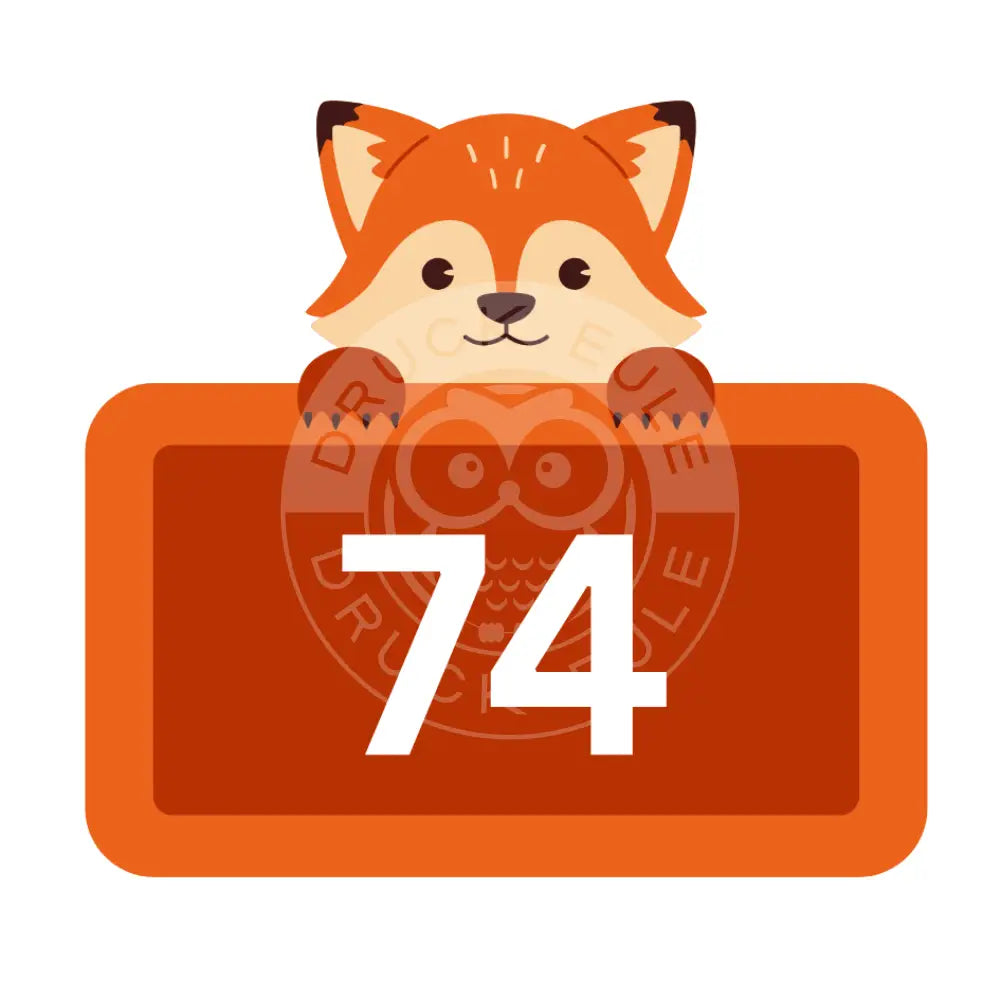 Bügelbild Fuchs 56-74
