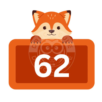 Bügelbild Fuchs 56-74 Bügelbild