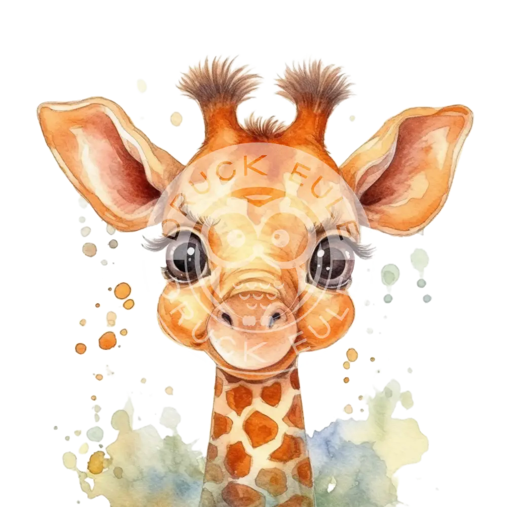 Bügelbild Giraffe 205-12