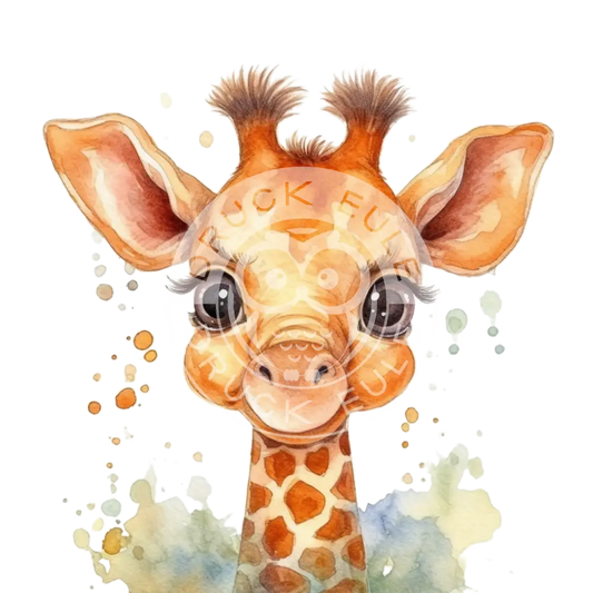 Bügelbild Giraffe 205-12