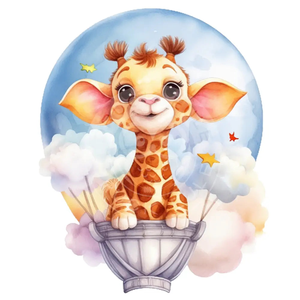 Bügelbild Giraffe 205-6