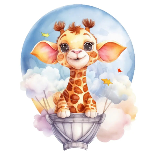Bügelbild Giraffe 205-6