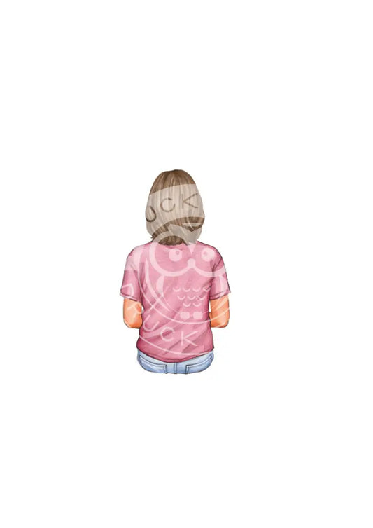 Bügelbild Girl 17.1 T-Shirt 7