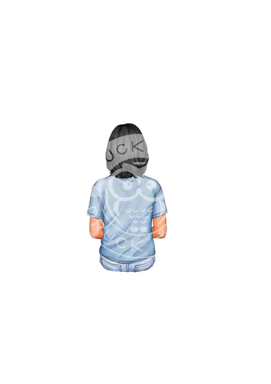 Bügelbild Girl 20.1 T-Shirt 2