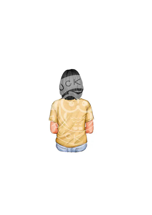 Bügelbild Girl 20.1 T-Shirt 6