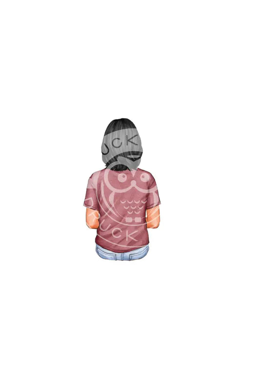 Bügelbild Girl 20.1 T-Shirt 8