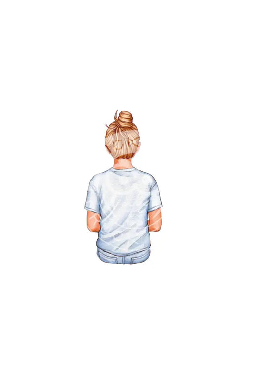 Bügelbild Girl 26.1 T-Shirt 1