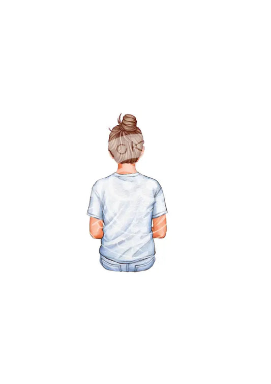 Bügelbild Girl 27.1 T-Shirt 1