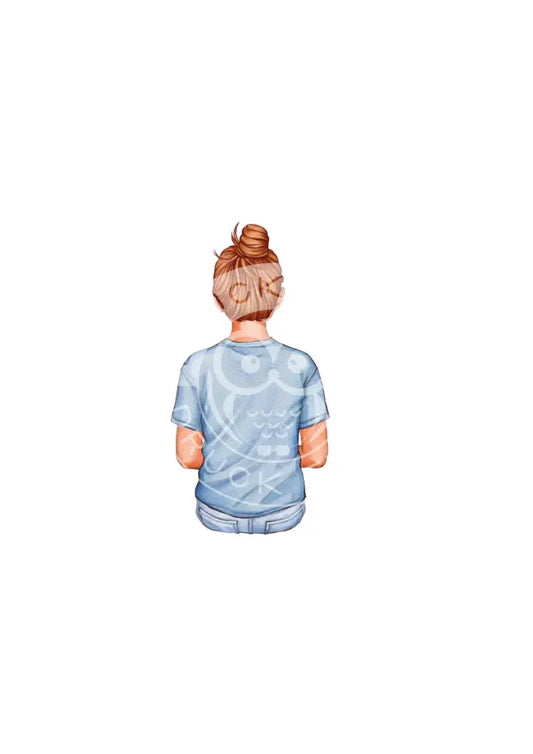 Bügelbild Girl 28.1 T-Shirt 2