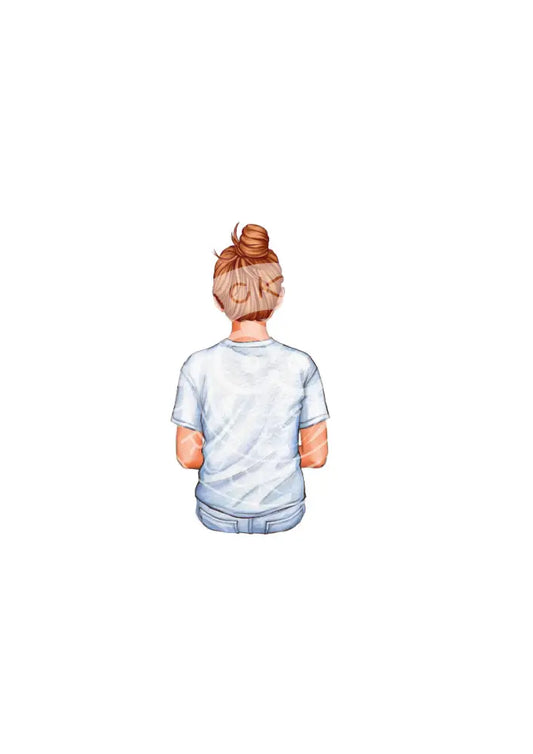 Bügelbild Girl 28.1 T-Shirt 1