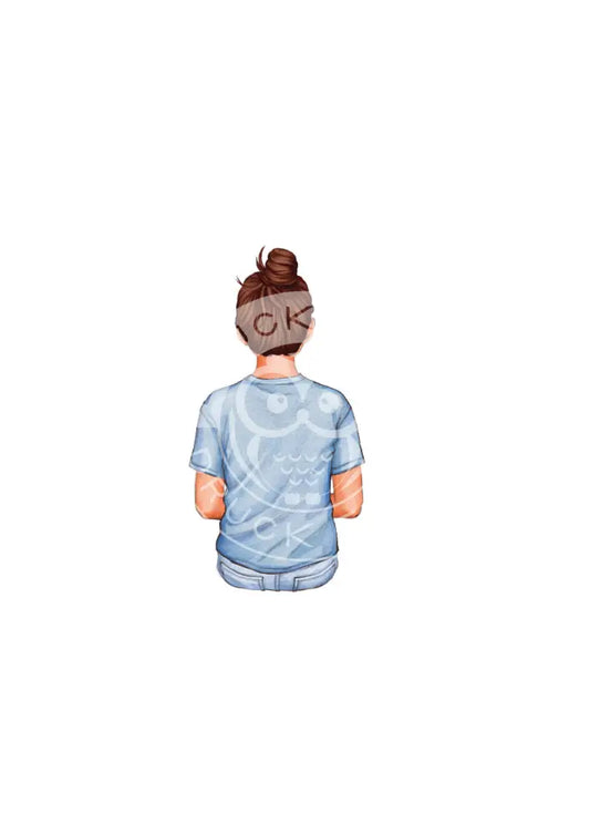 Bügelbild Girl 29.1 T-Shirt 2