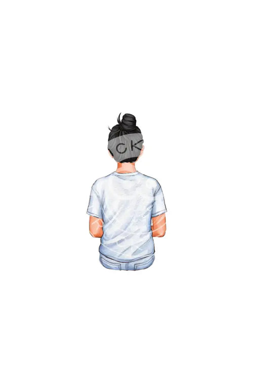Bügelbild Girl 30.1 T-Shirt 1