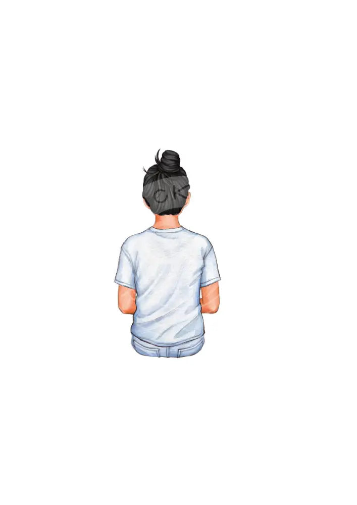 Bügelbild Girl 30.1 T-Shirt 1
