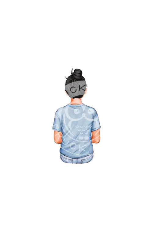 Bügelbild Girl 30.1 T-Shirt 2