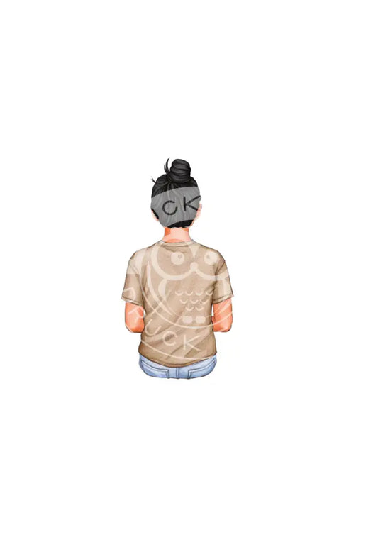 Bügelbild Girl 30.1 T-Shirt 4