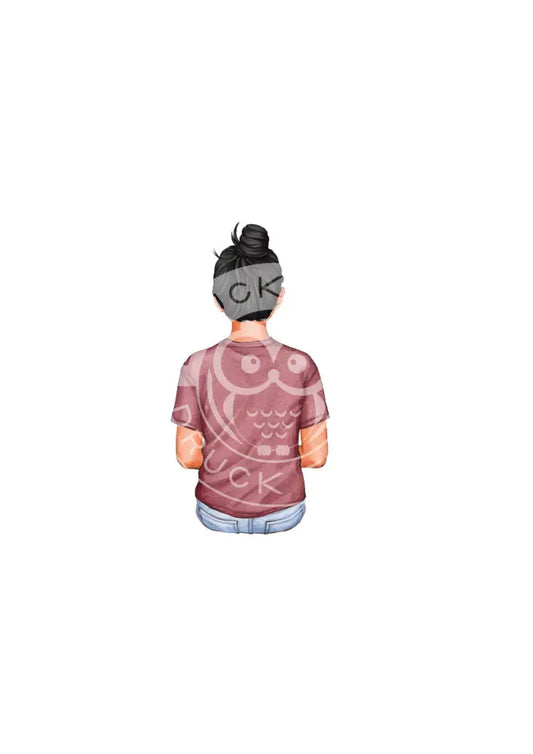 Bügelbild Girl 30.1 T-Shirt 8