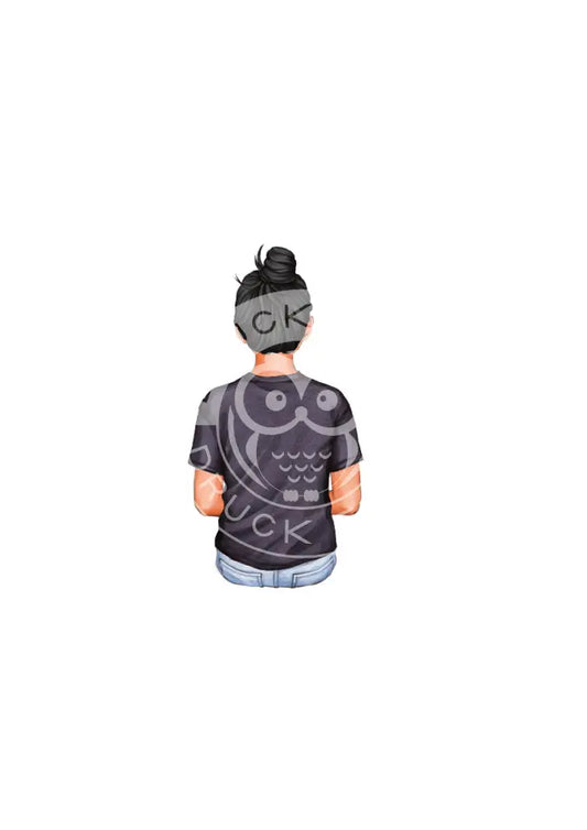 Bügelbild Girl 30.1 T-Shirt 9