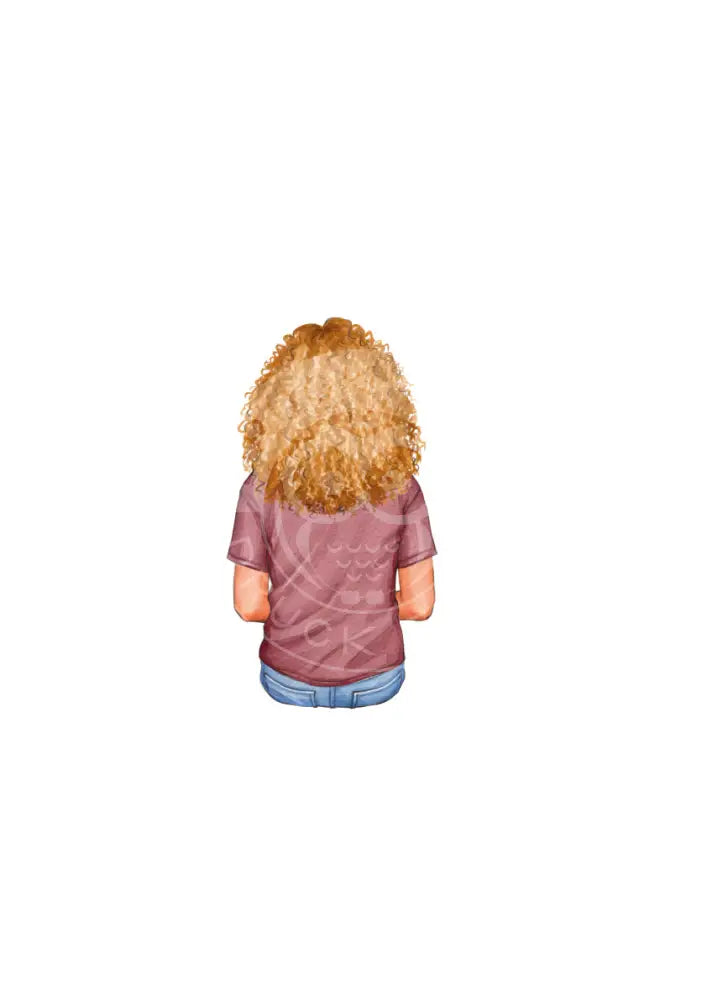 Bügelbild Girl 6.2 T-Shirt Bordeaux