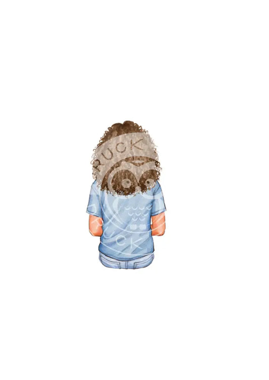 Bügelbild Girl 7.1 T-Shirt 2