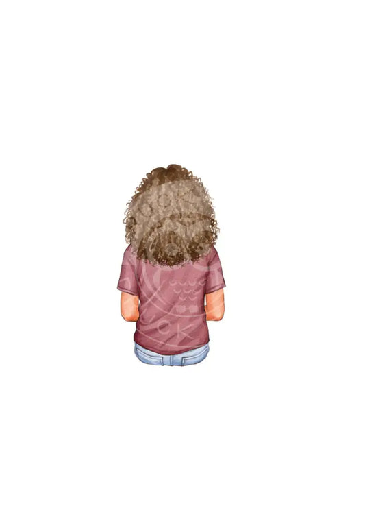 Bügelbild Girl 7.1 T-Shirt 8
