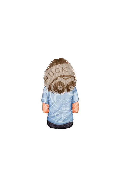 Bügelbild Girl 7.4 T-Shirt 2