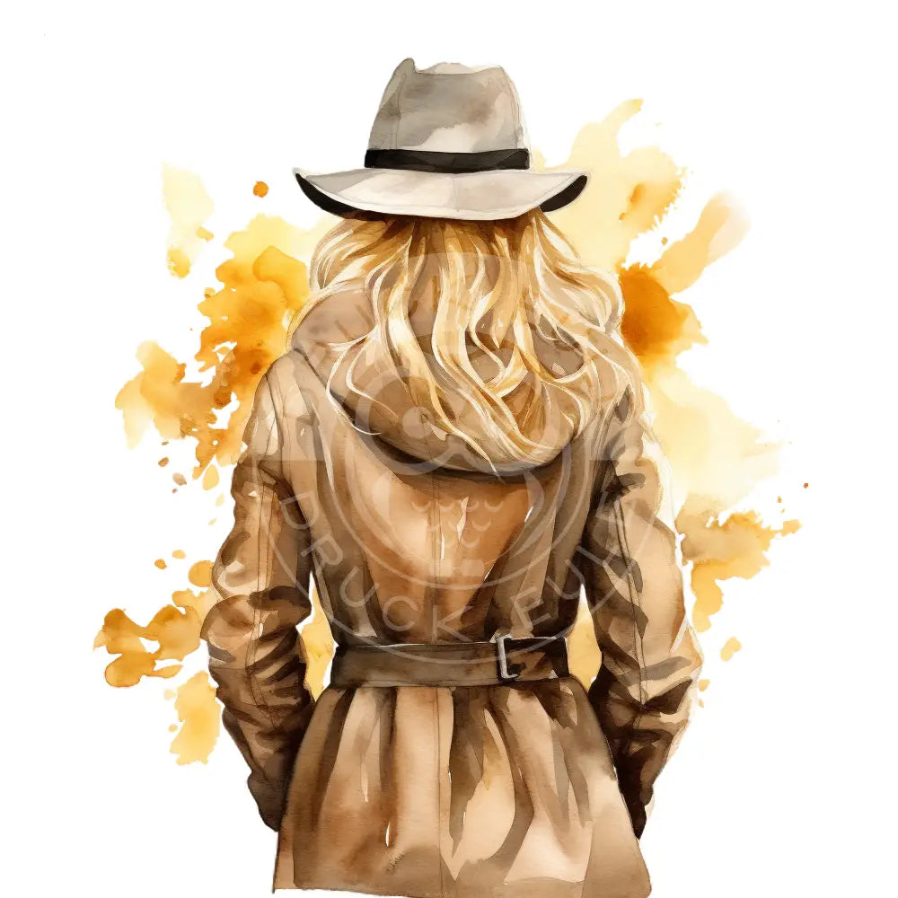 Bügelbild Girl Herbst 375-3
