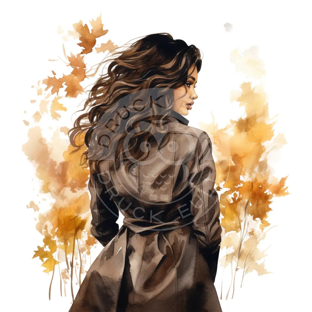 Bügelbild Girl Herbst 375-6