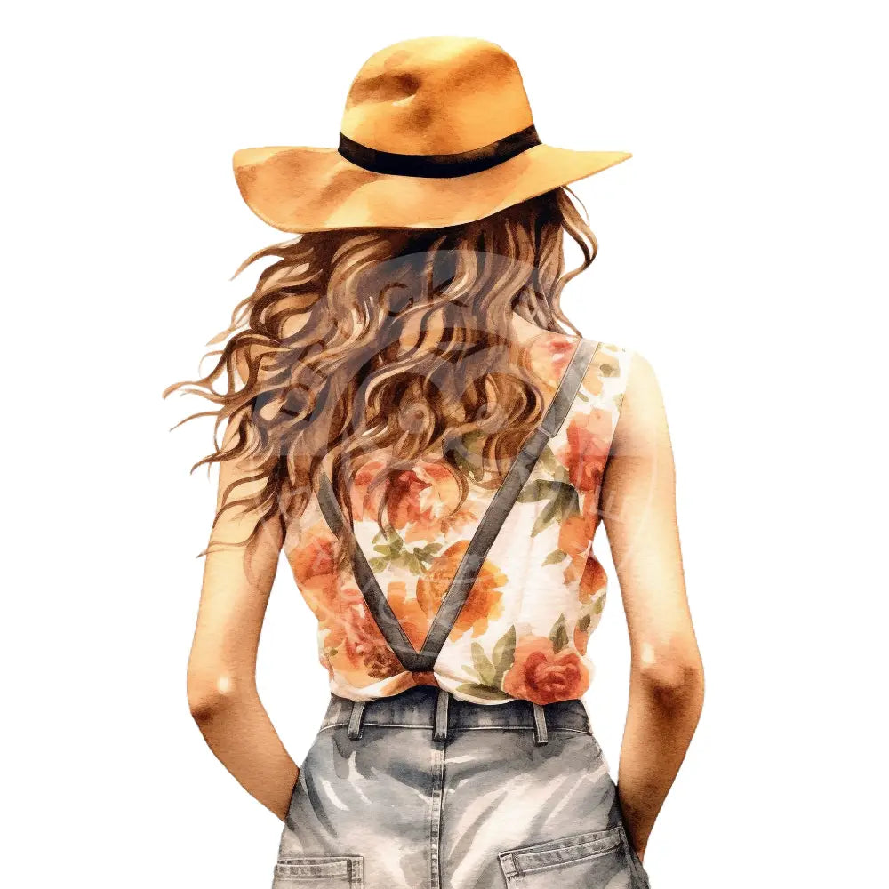 Bügelbild Girl Sommer 291-21A
