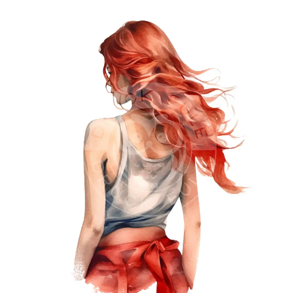 Bügelbild Girl Sommer 291-23A