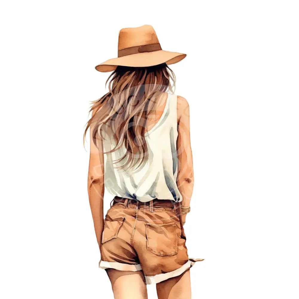 Bügelbild Girl Sommer 291-26A