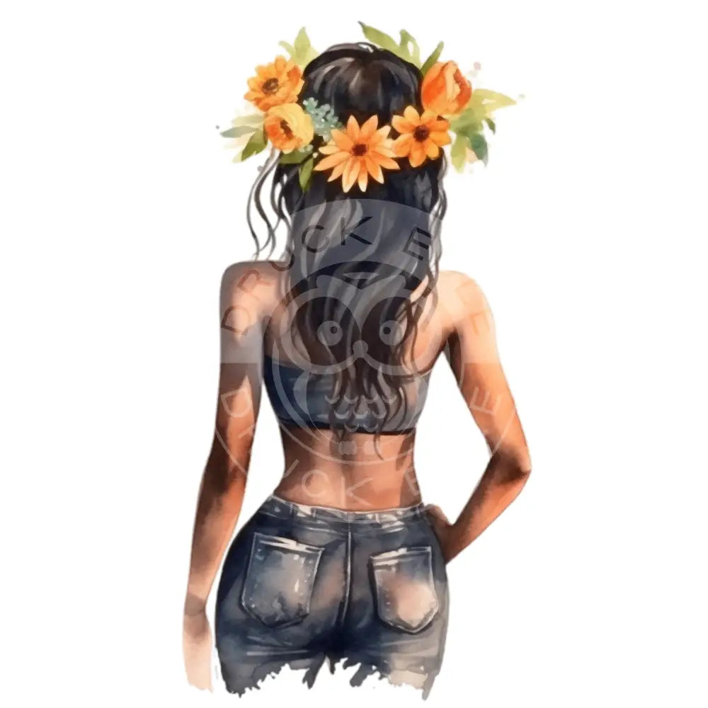 Bügelbild Girl 291-6A