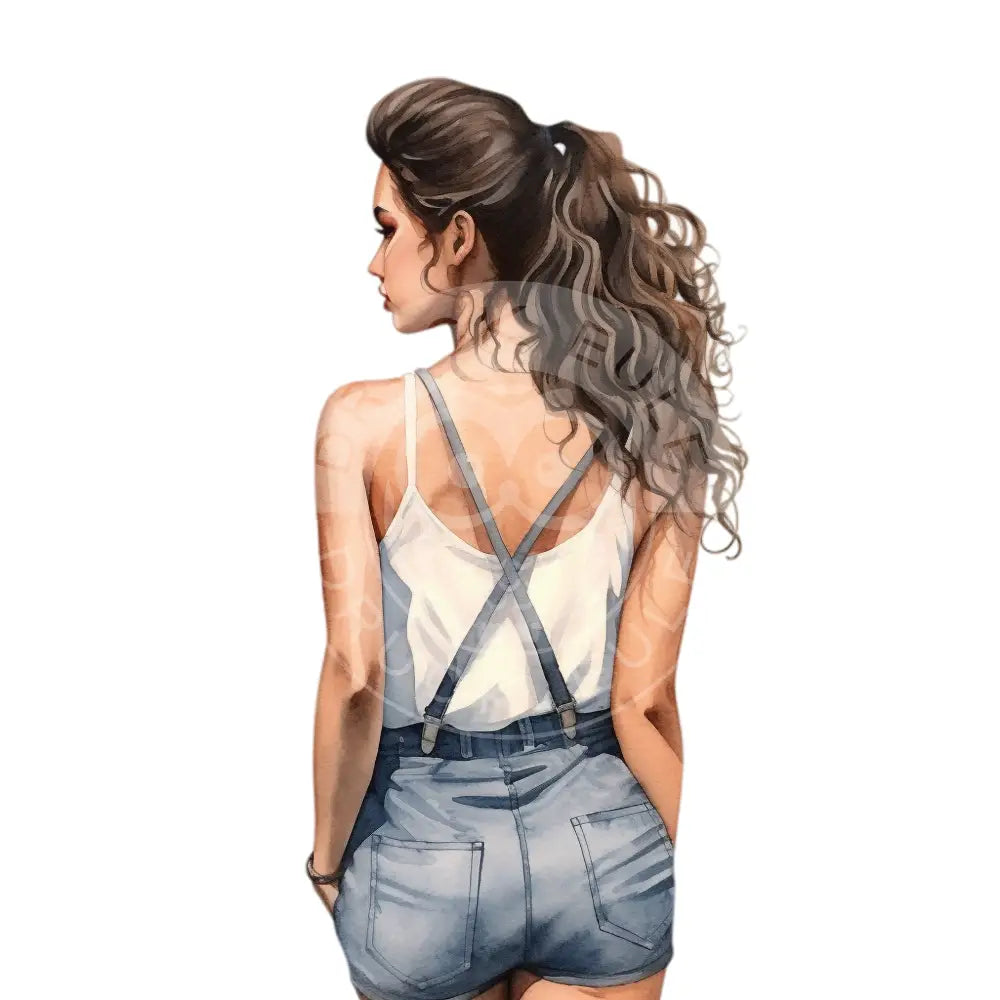 Bügelbild Girl 291-7A