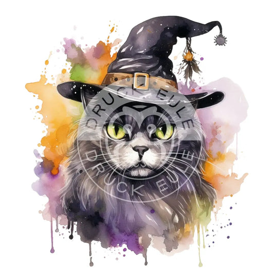Bügelbild Halloween Cat 436-5