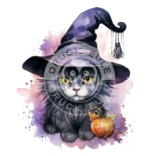 Bügelbild Halloween Cat 436-6