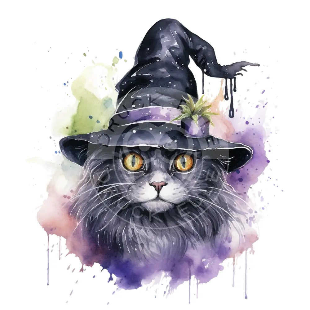 Bügelbild Halloween Cat 436-7