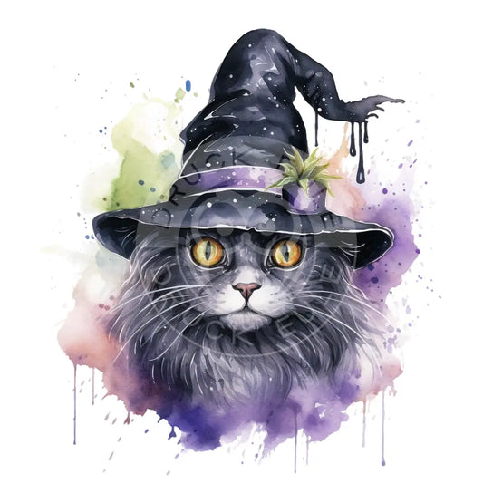 Bügelbild Halloween Cat 436-7