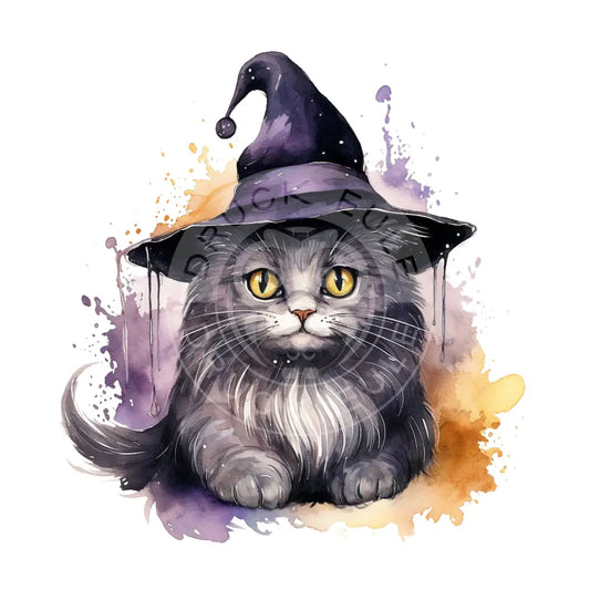 Bügelbild Halloween Cat 436-8