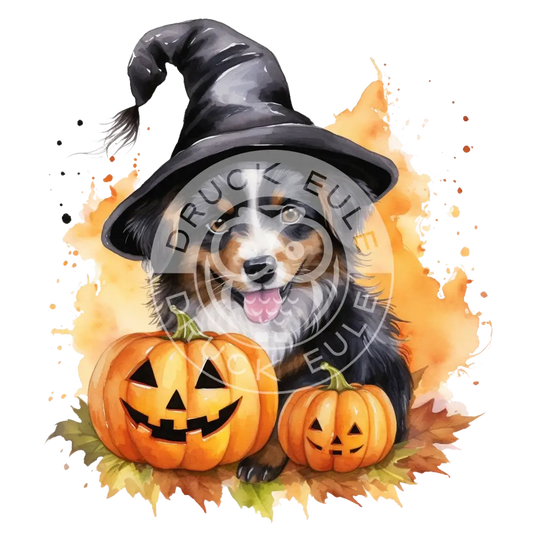 Bügelbild Halloween Hund 452-10