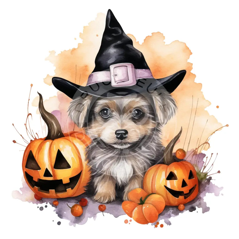 Bügelbild Halloween Hund 452-11