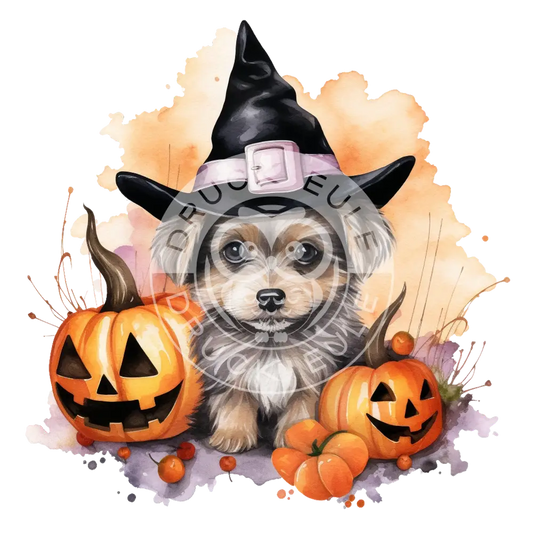 Bügelbild Halloween Hund 452-11